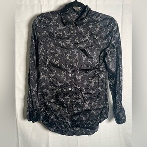 Equipment 100%‎ Silk Button Top- XS
